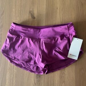 Lululemon Speed Up Low-Rise Lined Short 2.5" NWT